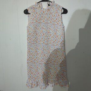 French Connection Elao Verona Crepe Smocked Floral Women's Dress - One Size #E